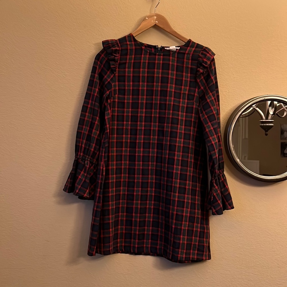 Winter plaid dress